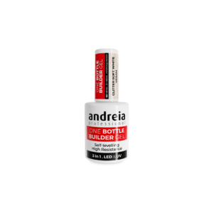 Andreia One Botlle Builder Gel - Glitter Soft White 14ml