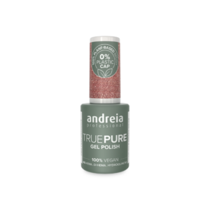 Andreia True Pure Verniz Gel 10,5ml T31  Glitter Rosa e Dourado