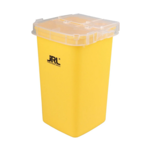 Recipiente Amarelo para Descarte de Lâminas de Barbear – JRL