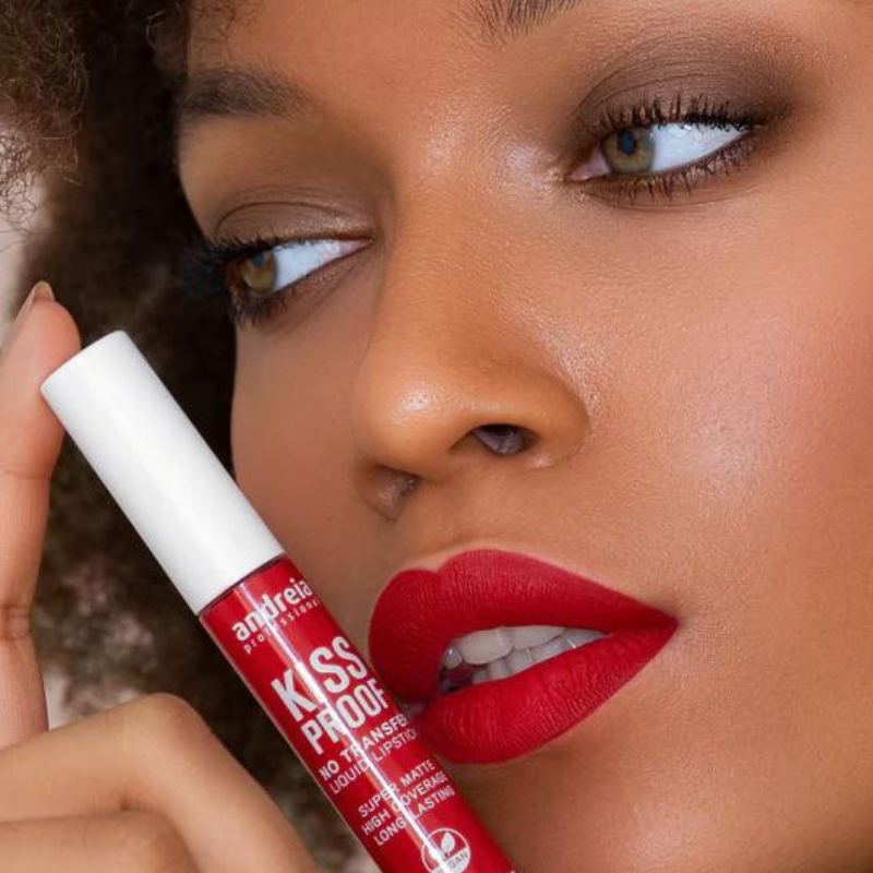 Andreia Kissproof - Batom Líquido Cobertura Total 02 Seductive Red 9ml - Image 3