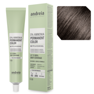 Andreia Coloração Permanente 0% Amoníaco 4.0 Castanho Médio Natural 100ml