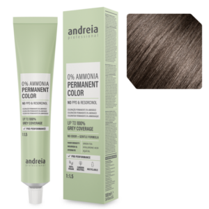 Andreia Coloração Permanente 0% Amoníaco 5.0 Castanho Claro 100ml