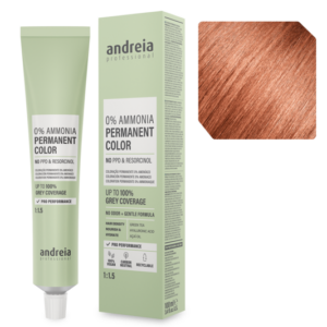 Andreia Coloração Permanente 0% Amoníaco 8.4 Louro Cobre Claro 100ml