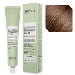 Andreia Coloração Permanente 0% Amoníaco 5.74 Castanho Claro Marron Cobre 100ml