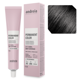 Andreia Coloração Permanente 1.0 Preto Natural 100ml
