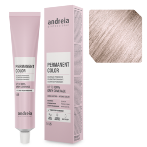 Andreia Coloração Permanente 10.01 Louro Platinado Natural Gelo 100ml