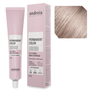 Andreia Coloração Permanente 10.23 Louro Platinado Frio Beige 100ml