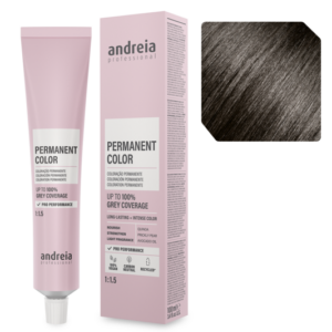 Andreia Coloração Permanente 4.02 Castanho Médio Natural Frio 100ml