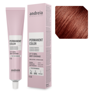 Andreia Coloração Permanente 5.M56 Castanho Claro Mogno Vermelho Violeta 100ml