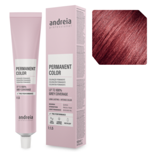 Andreia Coloração Permanente 5.65 Castanho Claro Violeta Vermelho 100ml