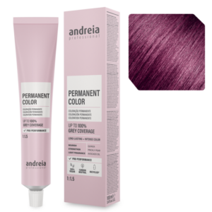 Andreia Coloração Permanente 5.66 Castanho Claro Violeta Intenso 100ml