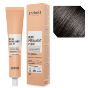 Andreia Coloração Demi Permanente 3.0 Castanho Escuro Natural 100ml