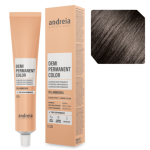 Andreia Coloração Demi Permanente 4.0 Castanho Médio Natural 100ml