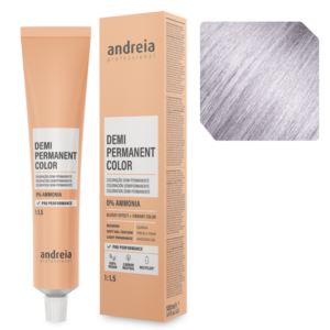 Andreia Coloração Demi Permanente 10.01 Louro Platinado Natural Gelo 100ml