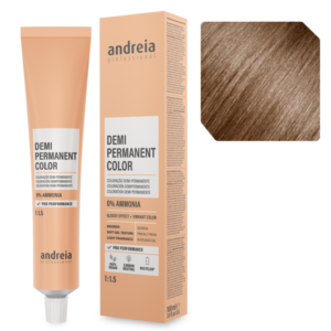 Andreia Coloração Demi Permanente 7.32 Louro Médio Quente Beige 100ml