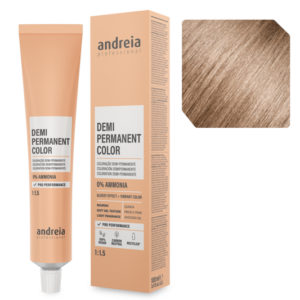 Andreia Coloração Demi Permanente 9.32 Louro Muito Claro Quente Beige 100ml