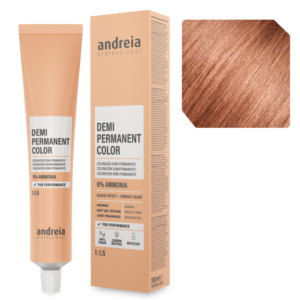 Andreia Coloração Demi Permanente 8.41 Louro Claro Laranja Frio 100ml