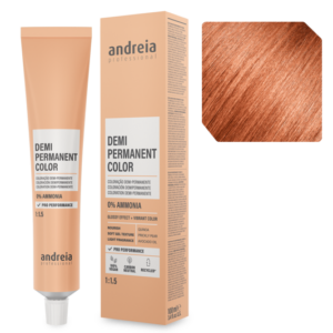 Andreia Coloração Demi Permanente 8.44 Louro Claro Laranja Intenso 100ml