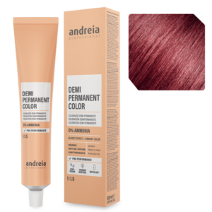 Andreia Coloração Demi Permanente 5.65 Castanho Claro Vermelho Violeta 100ml
