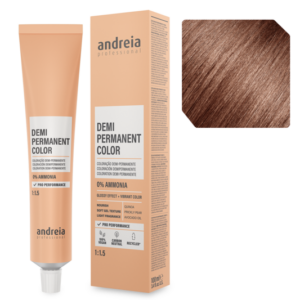 Andreia Coloração Demi Permanente 6.7 Louro Escuro Tabaco 100ml