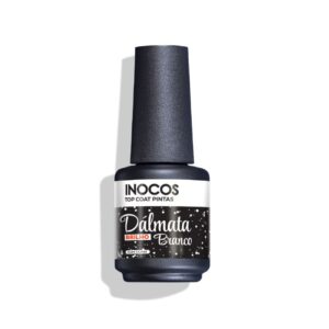 Verniz Gel Top Coat Dalmata Brilho Branco 15ml