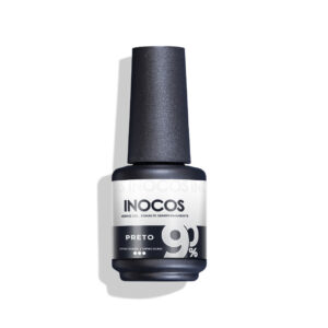 Verniz Gel Inocos YM6 Preto 90%, 15ml