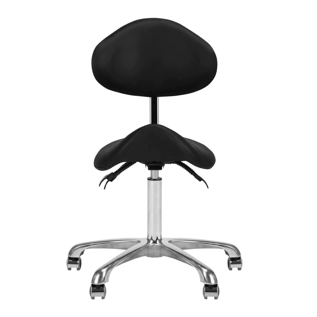 Banco Sela Preto com Regulagem de Altura e Encosto - Image 3