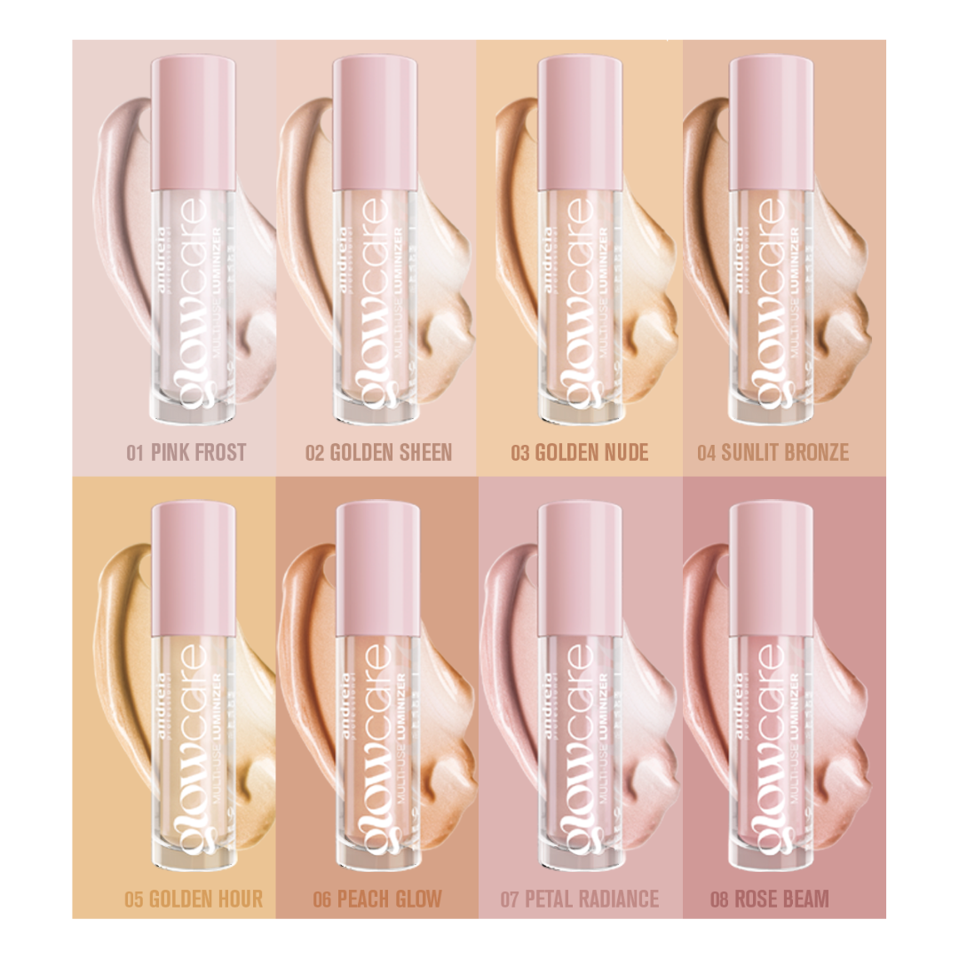 Andreia Glow Care Iluminador líquido Multiusos – 08 Rose Beam - Image 4
