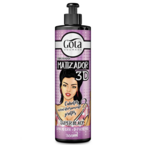 Gota Dourada Condicionador Matizador 3D - Super Black 120ml