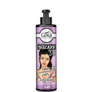 Gota Dourada Condicionador Matizador 3D - Super Black 120ml