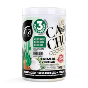 Gota Dourada Meu Cacho Perfeito Creme De Pentear 3 Óleos Vegetais 1kg