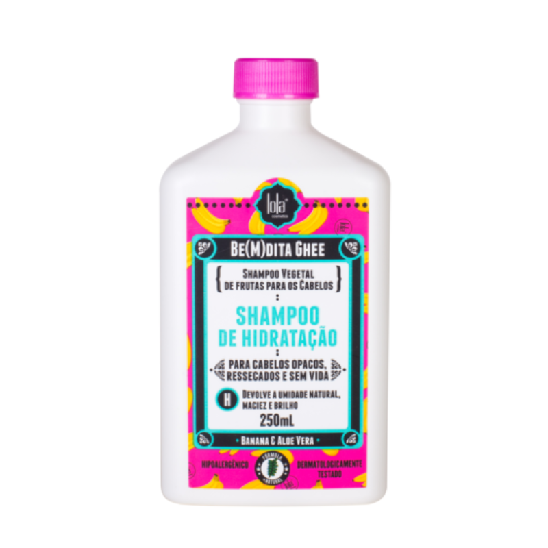 Lola Be(M)Dita Ghee Shampoo Hidratação Banana e Aloe Vera 250ml