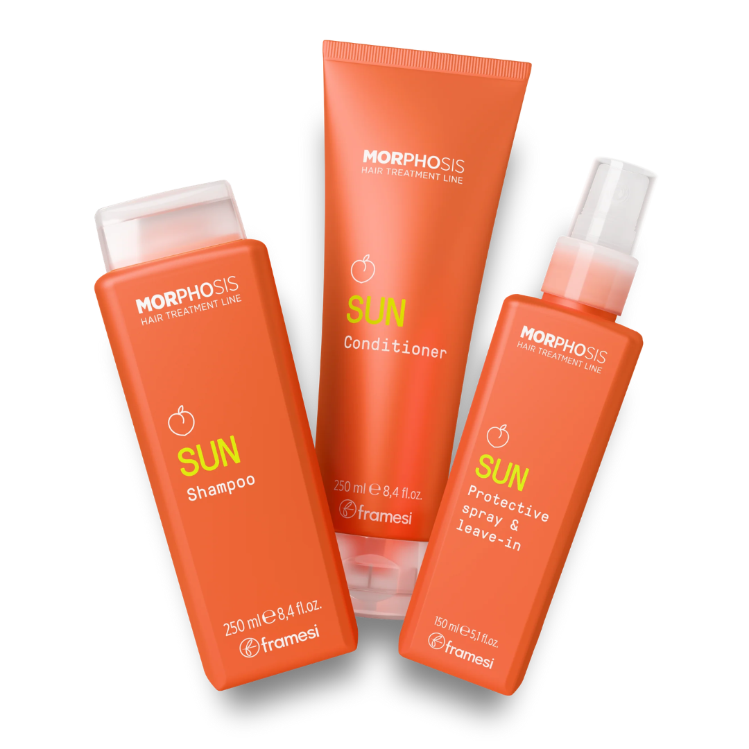 Kit Fra Morphosis Sun (shampoo + condicionador + leave in) - oferta saco - Image 2