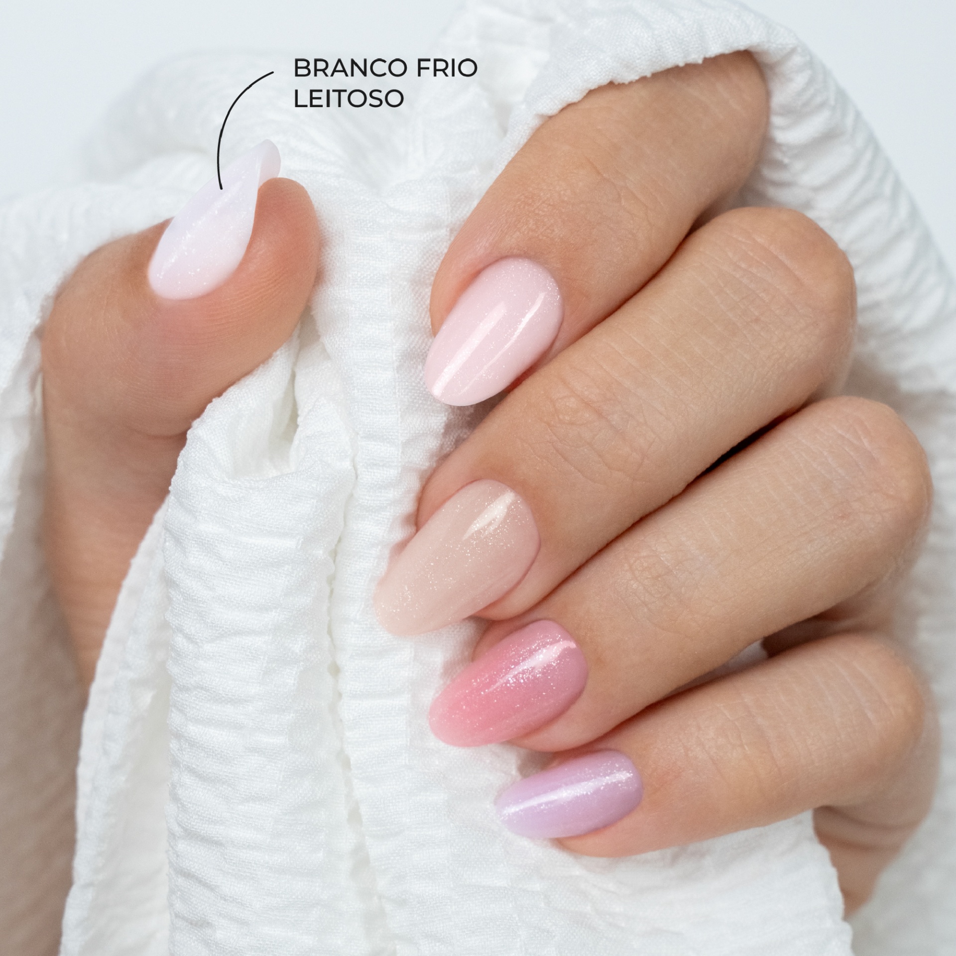 Gel de Construção Shimmer Média Viscosidade Branco Frio Leitoso 50g - Image 2