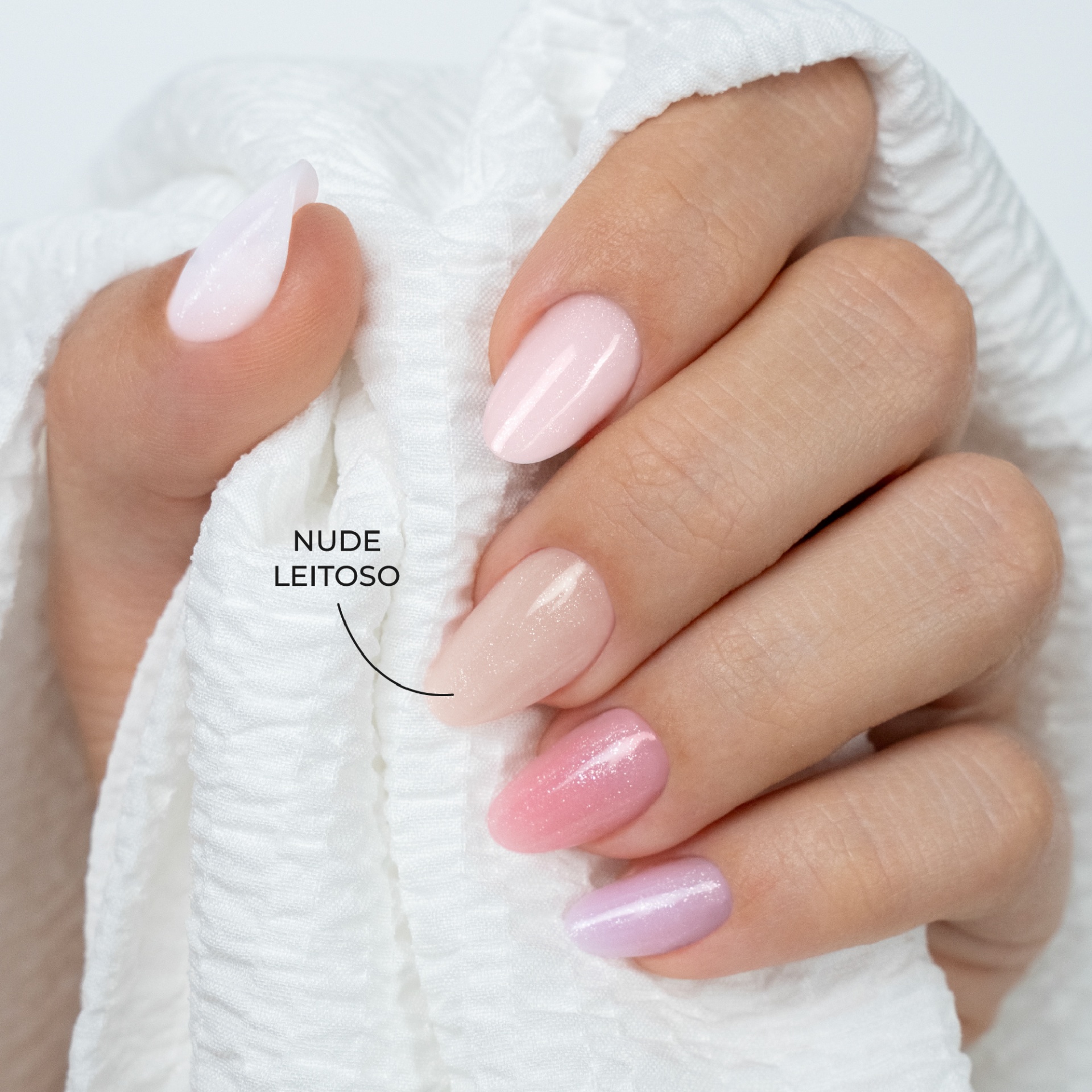 Gel de Construção Shimmer Média Viscosidade Nude Leitoso 50g - Image 2