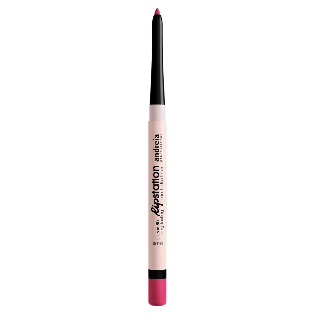 Andreia Lip Station Matte Lip Liner Lápis De Lábios Mate 05 Pink - Image 4