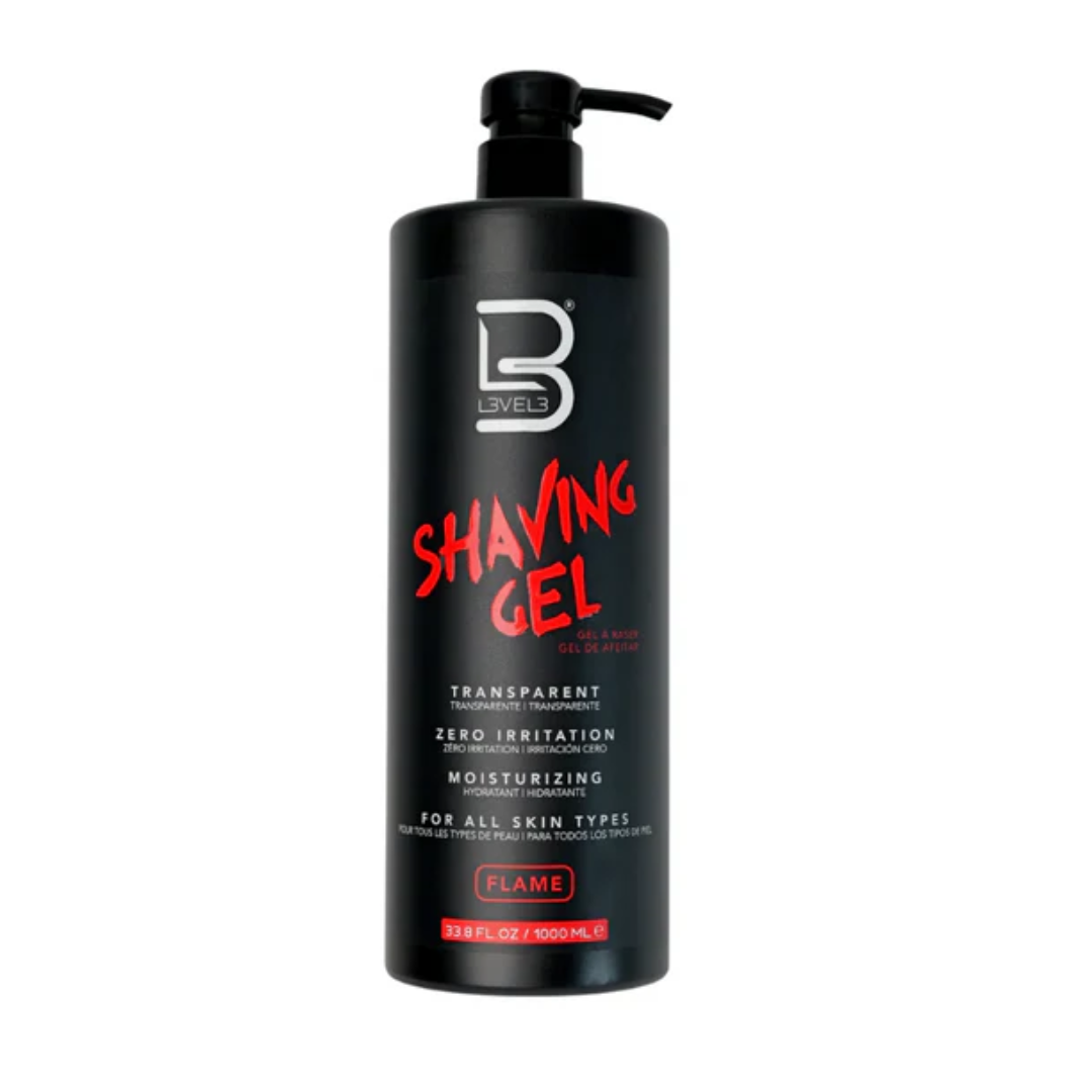 LEVEL 3 Gel Shaving Flame Transparente 1000ml
