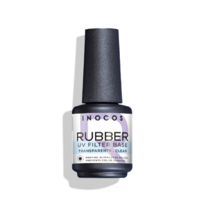 Verniz Gel Rubber UV Filter Base Transparente 15ml INOCOS