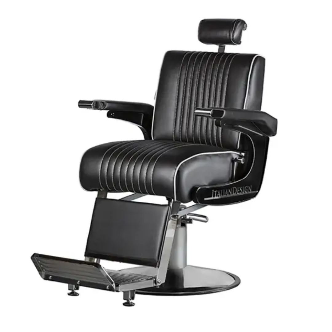 Cadeira de Barbeiro Siena Superluxe Preta